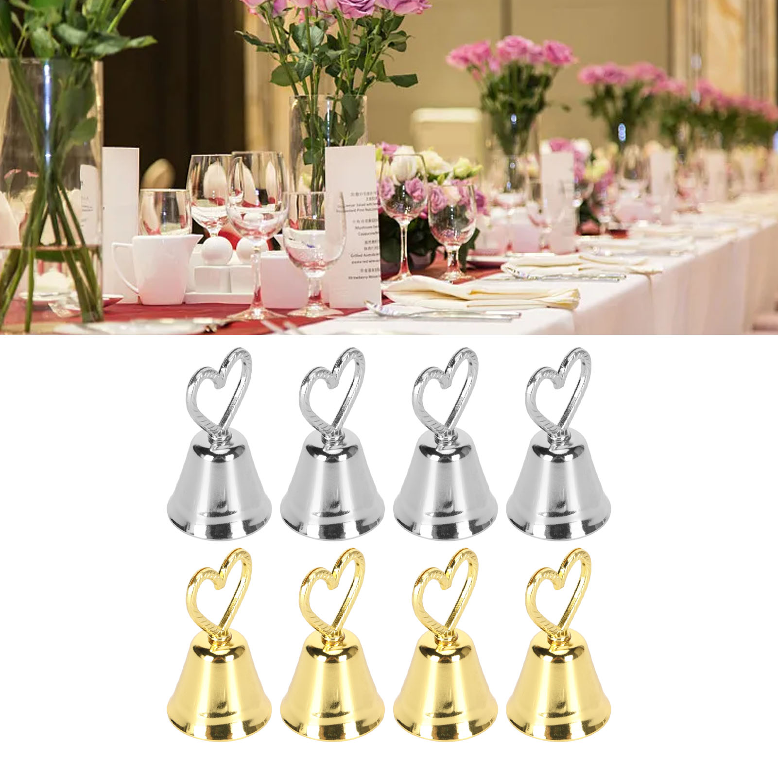 Gold Place Card Holders Hand C - Table Number Gold 评论和价格