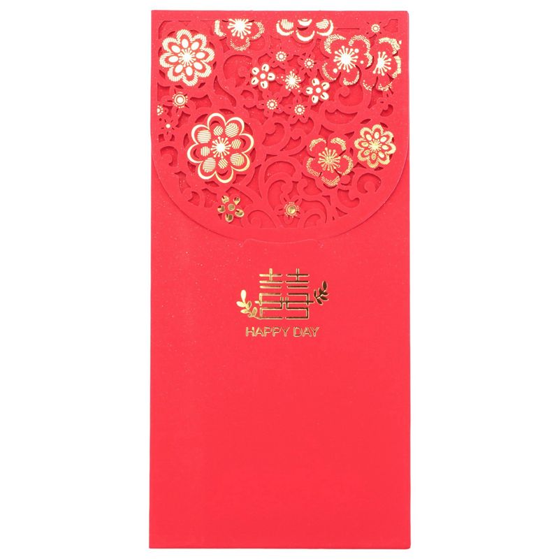 ABZC-60PCS Chinese Red Envelop - Wedding Envelopes 评论和价格