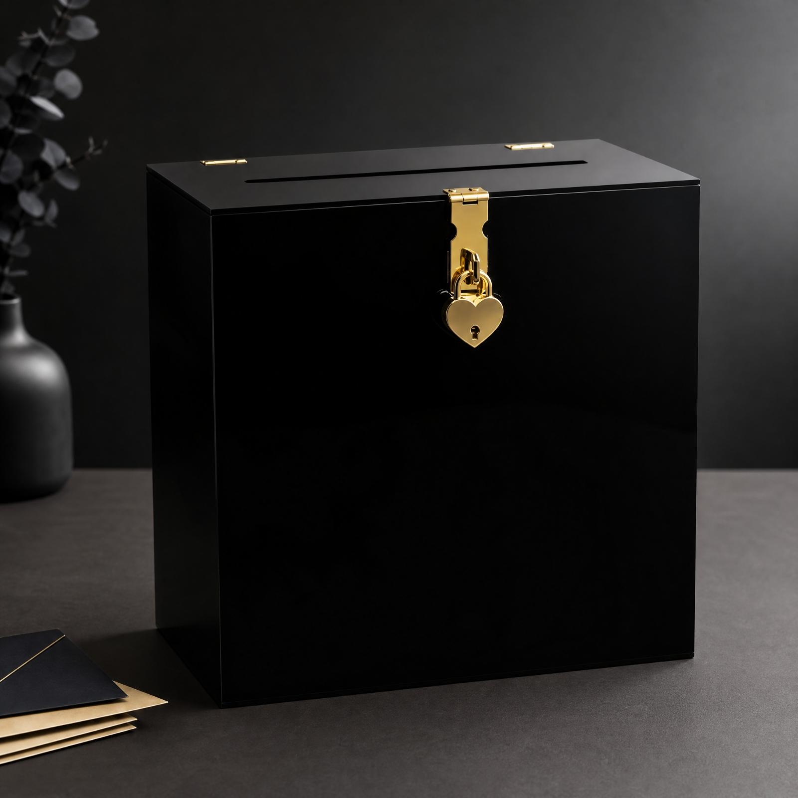 Clear Acrylic Wedding Card Col - Wedding Card Box 评论和价格
