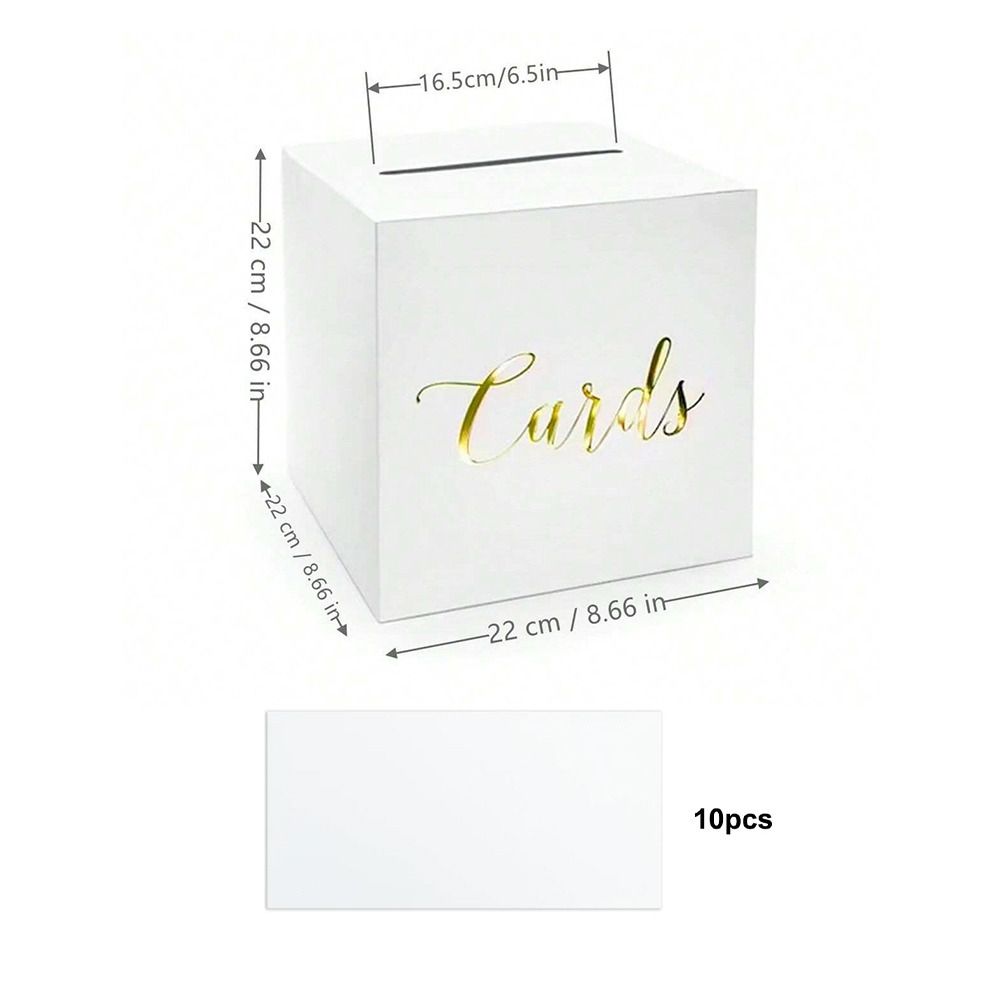 Envelope Boxes White Black Wed - Wedding Card Box 评论和价格
