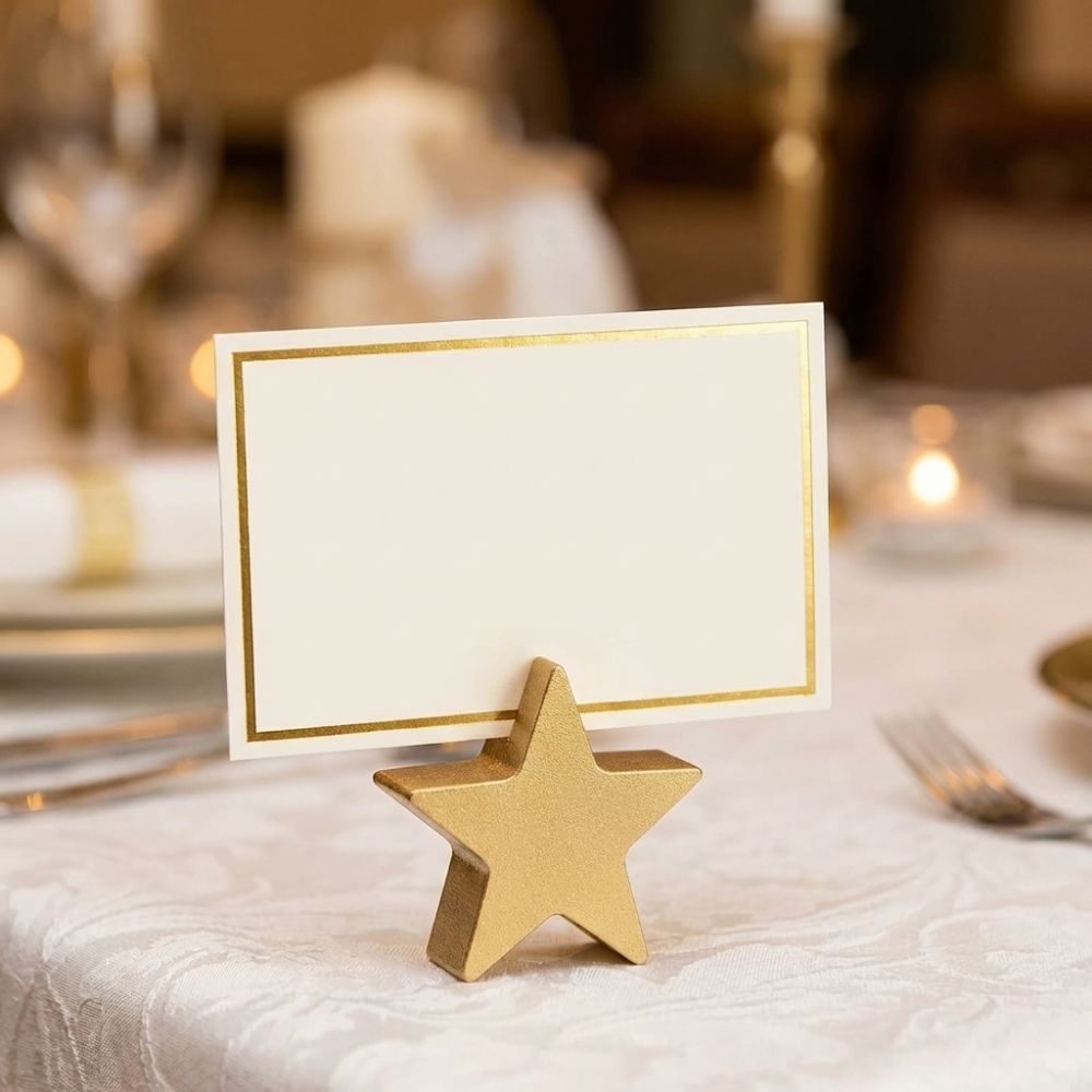 12PCS Star Heart Shaped Table  - Table Number Gold 评论和价格