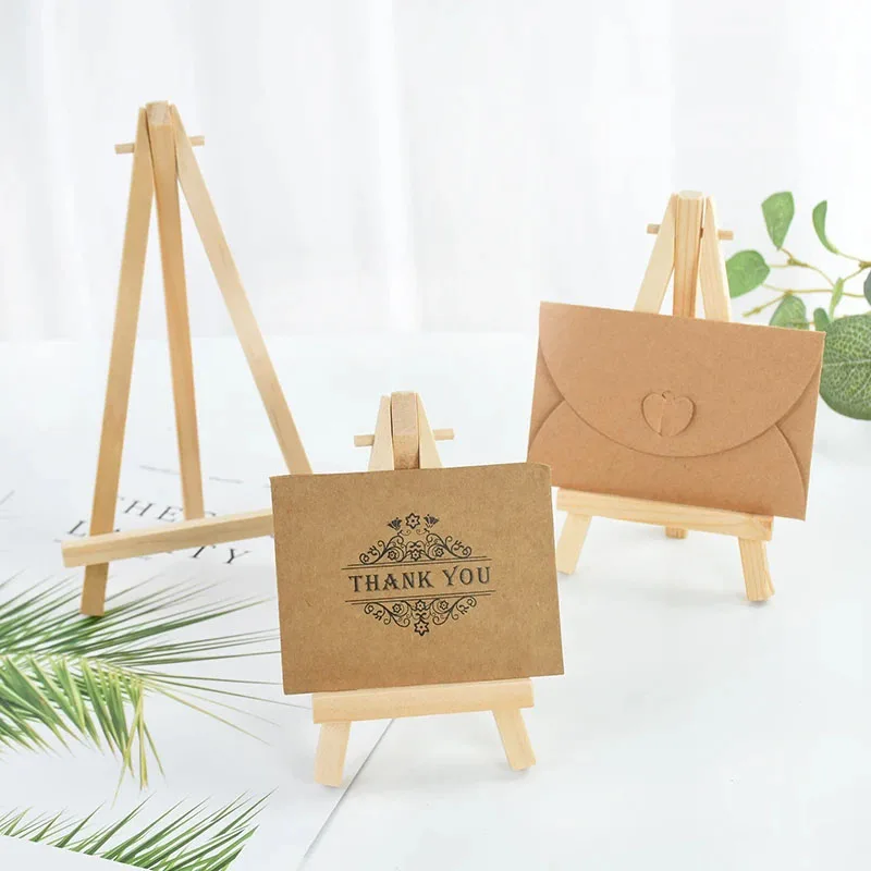10pcs Wood Mini Easel Frame De - Table Number Gold 评论和价格
